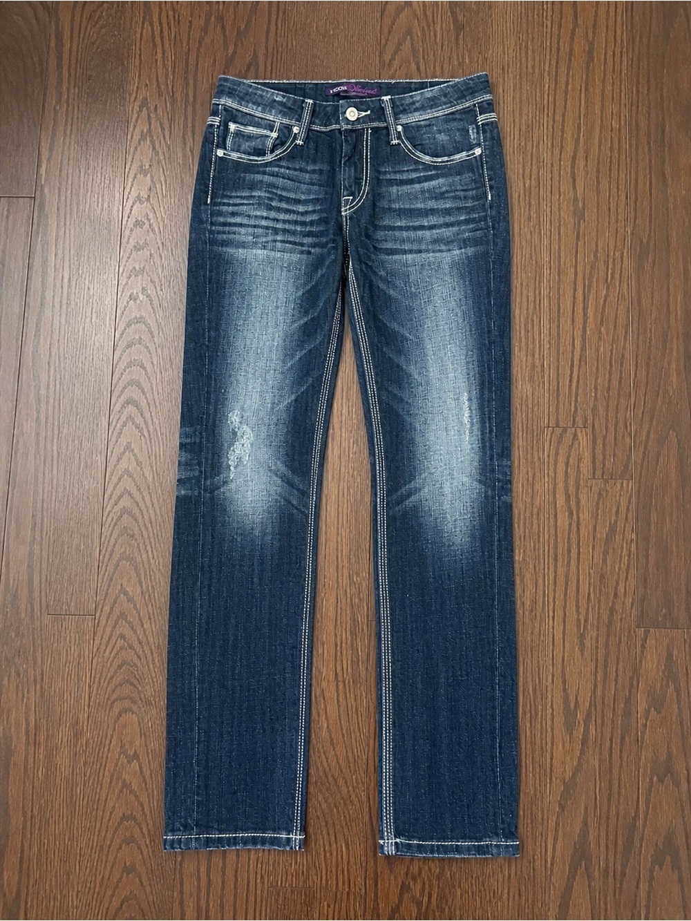 Vigoss Super Skinny Jeans Women Size 7/8 Dark Wash Stretch Denim 29x30